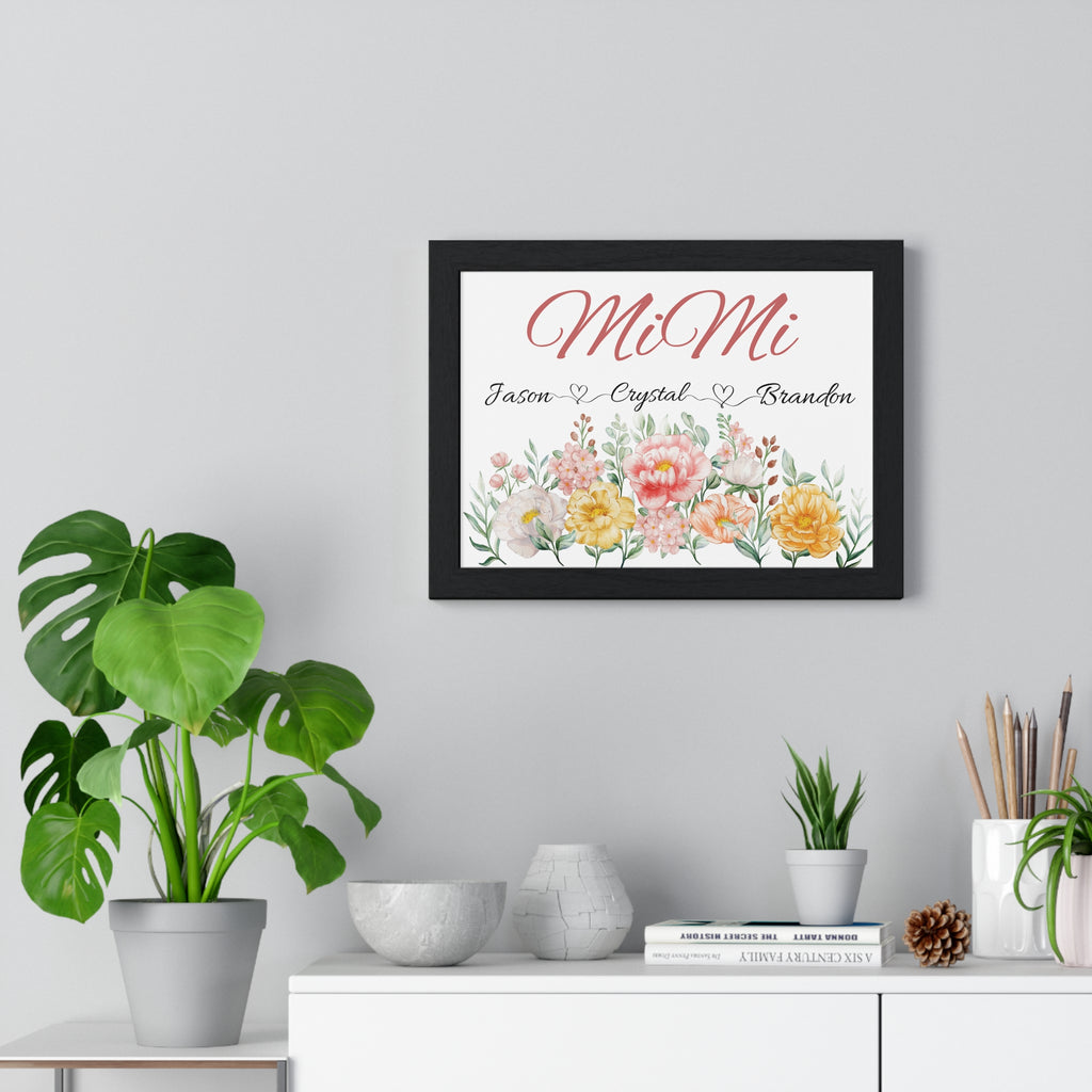 Horizontal Framed Poster