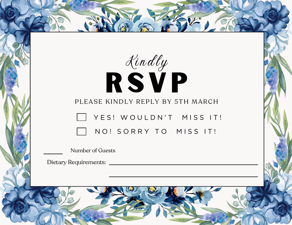 RSVP Card