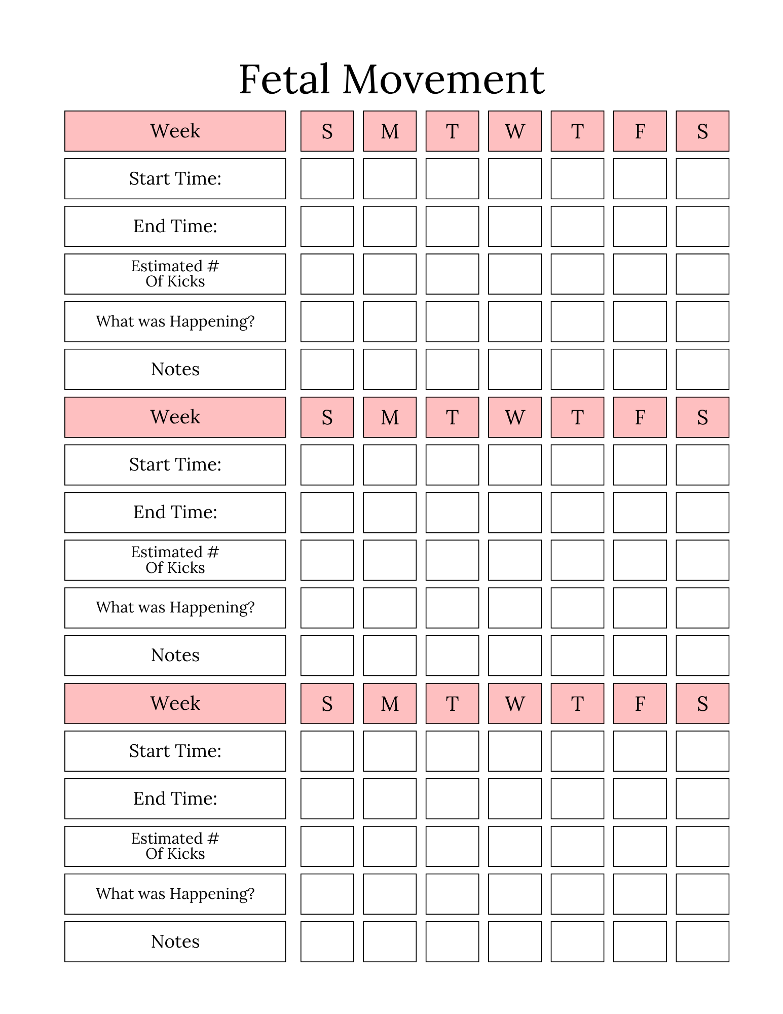 Pregnancy journal