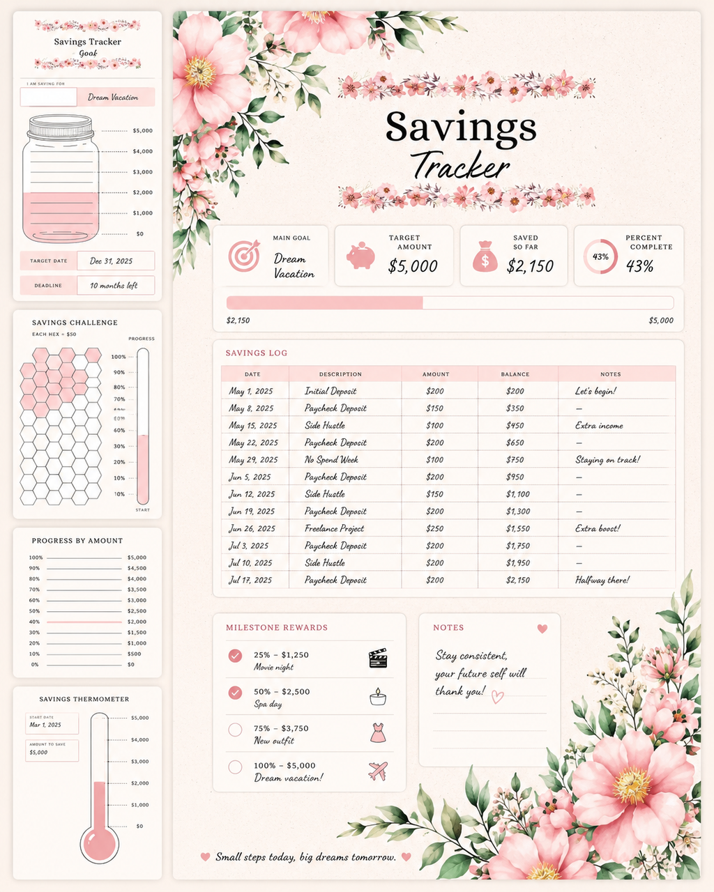 Savings Tracker